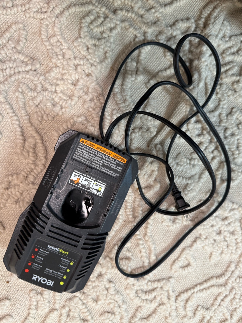 RYOBI Battery Charger Power Adapter